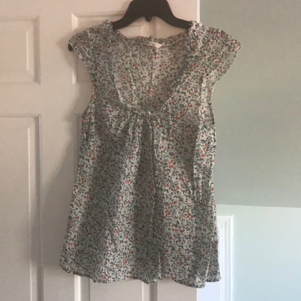 Cap sleeve old navy cotton blouse